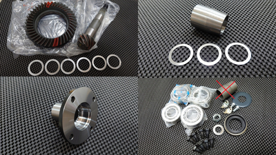 リアデフ・4.778ファイナルギヤ＆オーバーホールキット・コンパニオンフランジ付属・強化ピニオンスペーサー仕様