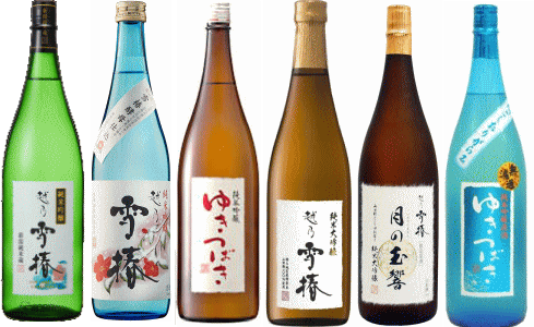 酒くま 熊倉酒店 「雪椿酒造（株）越乃雪椿 飲み比べ 720ml 6本」 | 酒