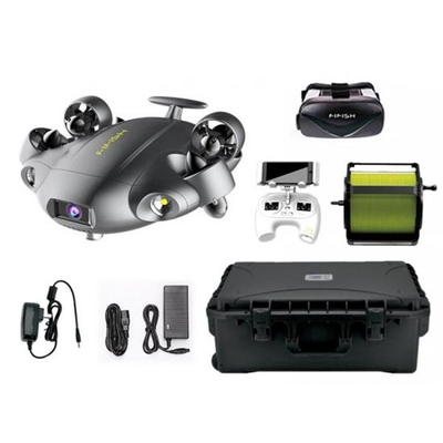 QYSEA FIFISH V6 EXPERT 水中ドローン 200mケーブル + ハードケース + ロボットアーム付き【賠償責任保険付】・入荷次第発送