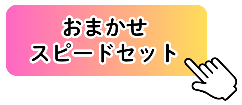 おまかせスピードセット
