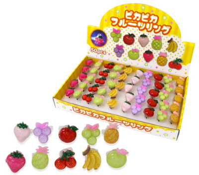 ﾋﾟｶﾋﾟｶﾌﾙｰﾂﾘﾝｸﾞ10種ｱｿｰﾄ　　50入