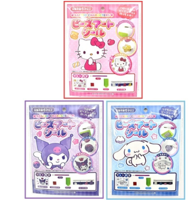 サンリオキャラクターズ　ビーズアートシール　12入