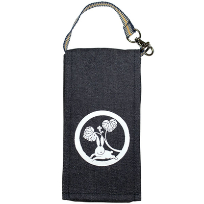 真田紐デニムスマホケース（マジックテープ付）