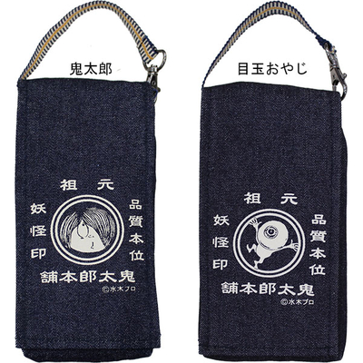 鬼太郎本舗真田紐デニムスマホケース（マジックテープ付）