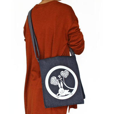 インディゴショルダーバッグ