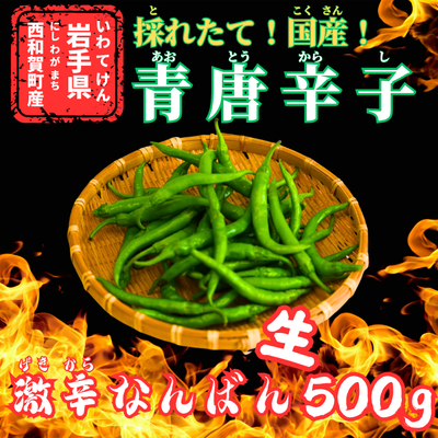 採れたて！国産！青唐辛子【生】