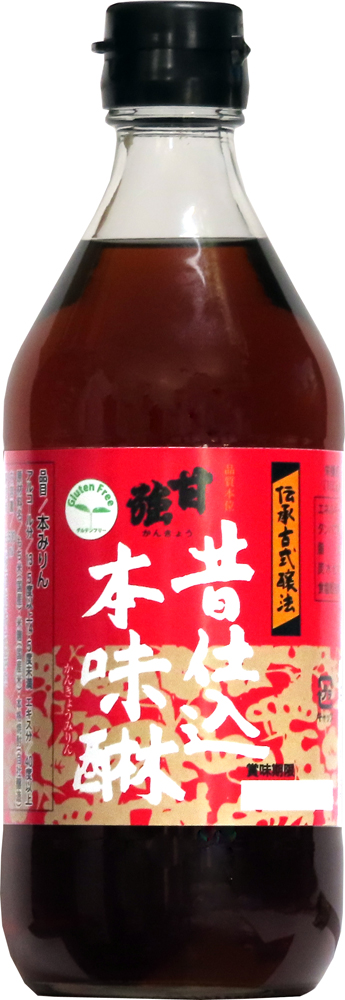 甘強オンラインショップ【本みりん】甘強 昔仕込本味醂 500ml ビン
