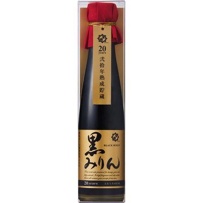 二十年熟成 黒みりん 180ml 瓶