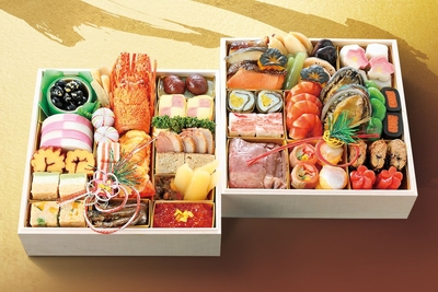 《10/31迄 だしパック特典有》明治記念館のお節 ～和風お節料理・四人前～