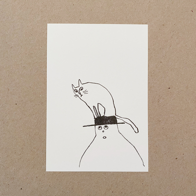 Postcard- Cat