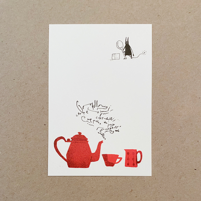 Postcard- Cups