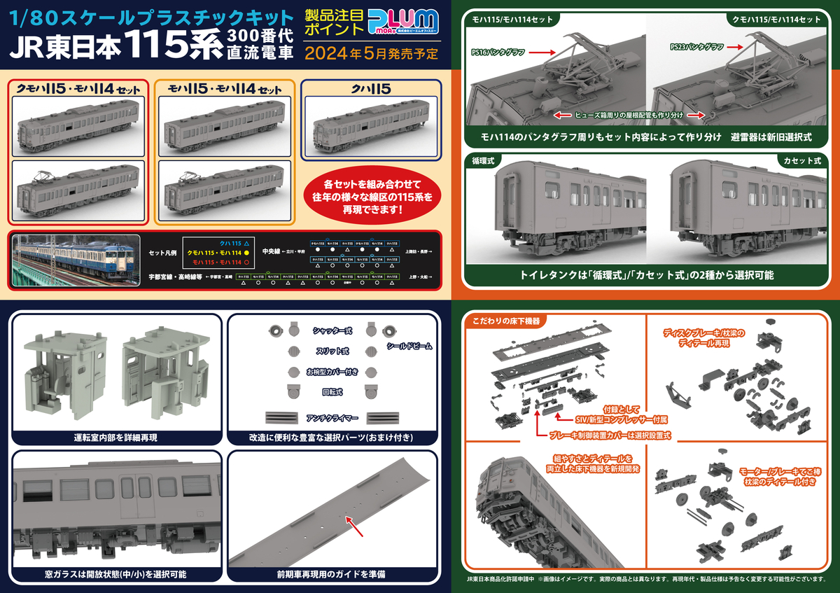 モハ115/モハ114セット]JR東日本115系300番代直流電車 PLUM直販限定