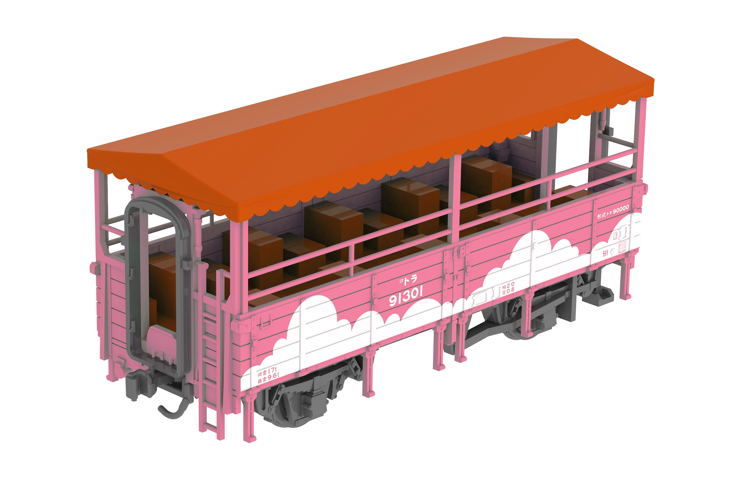 トロッコ列車（メルヘンピンク塗装）予約特典付【5月発売予定