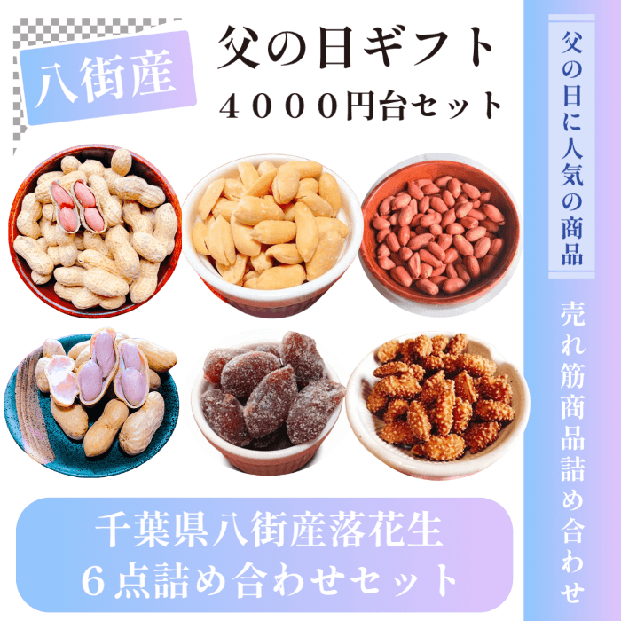 父の日ギフト 千葉県八街産落花生6点セット