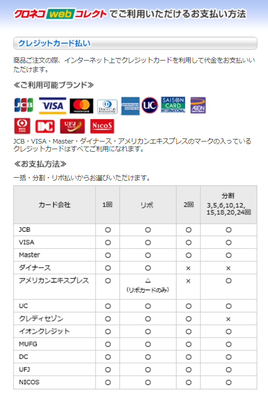 当店の支払方法について | 石井進商店