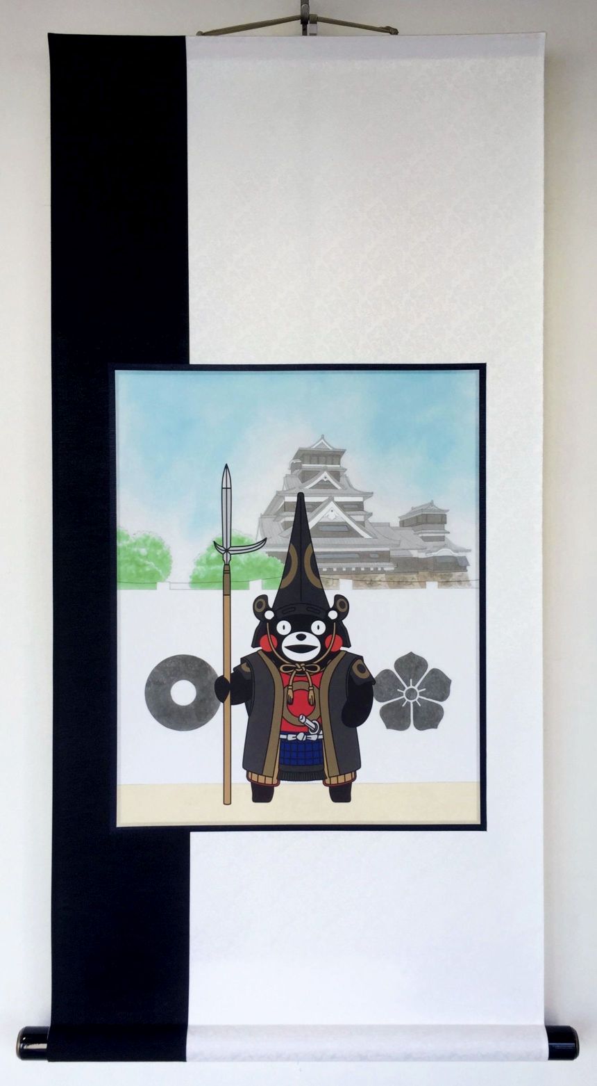 くまモン掛軸　【清正公】 くまモン掛軸 せいしょこさん(加藤清正) | 文林堂オンラインショップ