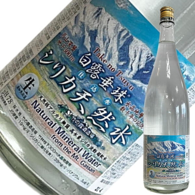 竹の露　シリカ天然水　1.8L【発送までお時間をいただく場合がございます】