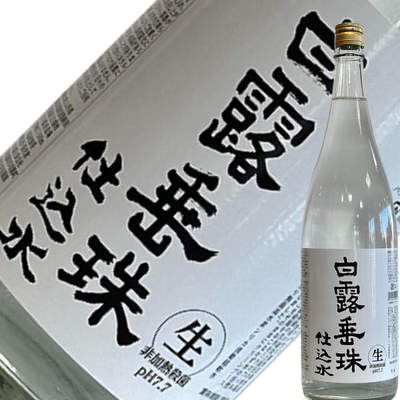竹の露　白露垂珠　仕込水1.8L（シリカ天然水　ラベル変更になりました）
