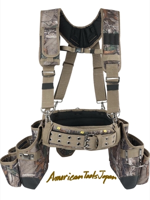 メロタフ　サスペンダーつき 23ポケット多機能腰袋