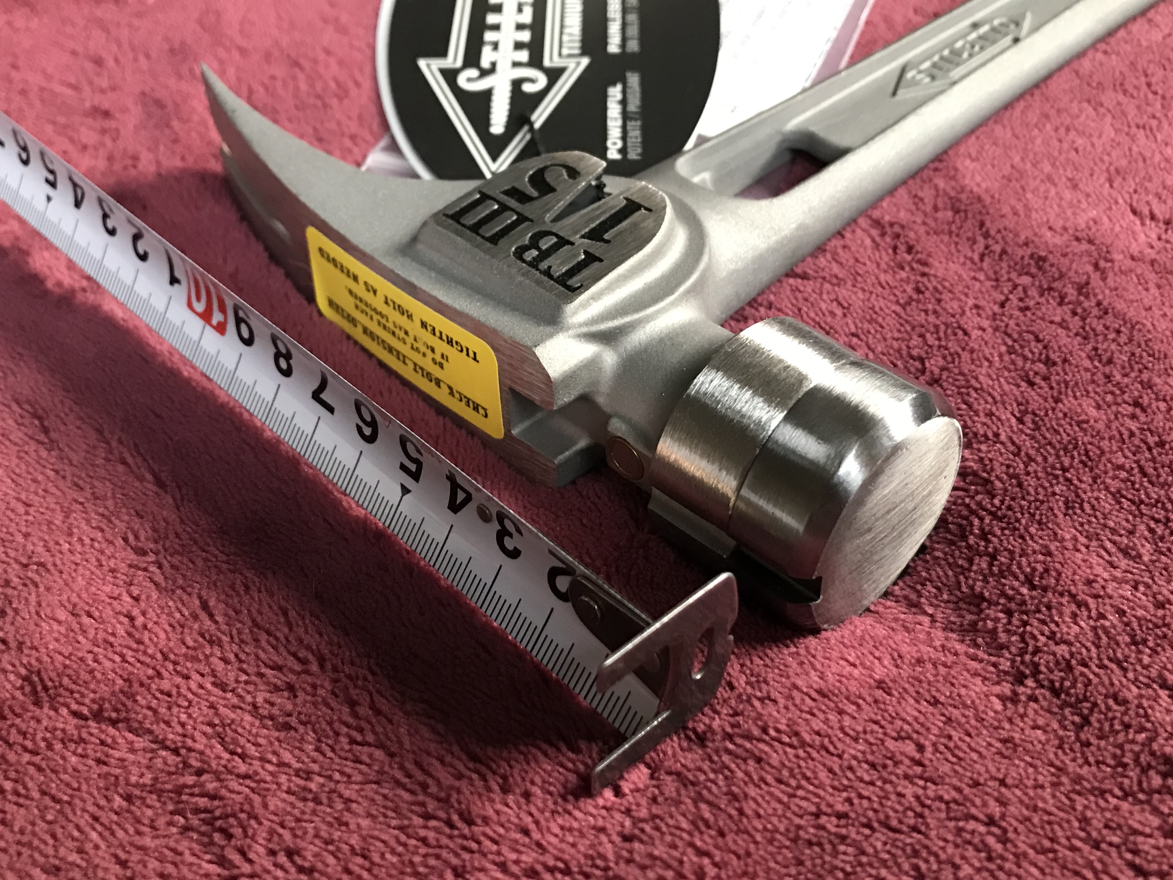 スティレトーチタン15オンスTB3 NEW ツル面 | アメリカンツールズJP