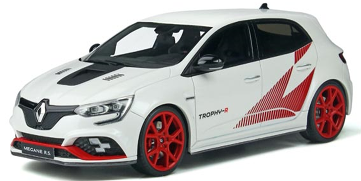 NOREV 1/18 ルノー メガーヌ トロフィー 2012 1/18 ルノー メガーヌ R.S. トロフィーR (ホワイト) 世界限定 3,000個