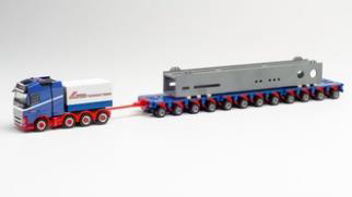 1/87 ボルボ FH 16 Gl.ローボーイセミトレーラーwith makeshift