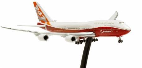 新品ボーイング747貴重 JC Wings 747-8F（貨物型） ボーイング社 ハウスカラー