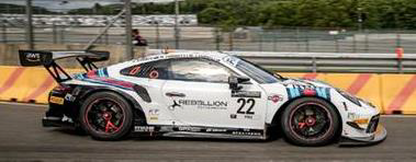 1/18 Porsche 911 GT3 R No.22 GPX Martini Racing 24H Spa 2021 M