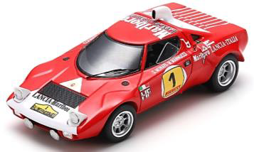 Spark 1/43 Lancia Stratos HF No.1 Rally Costa Del Sol 1972 S