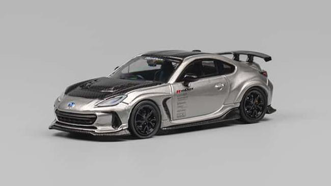 CMモデル 1/64 Subaru BRZ Varis Widebody メタリックグレー