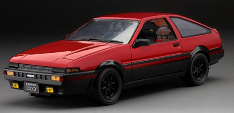 SUN STAR 1/24 トヨタ スプリンター トレノ GT Apex (AE86) レッド
