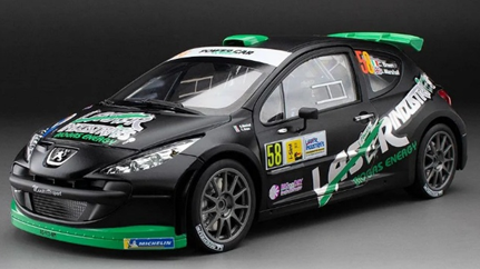 SUN STAR 1/18 プジョー 207 S2000 2013年 モンツァ・ラリーショー #58