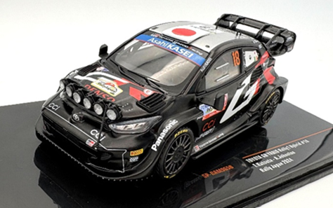 ixo 1/43 GR ヤリス ラリー1 2024年 ラリージャパン #18 勝田貴