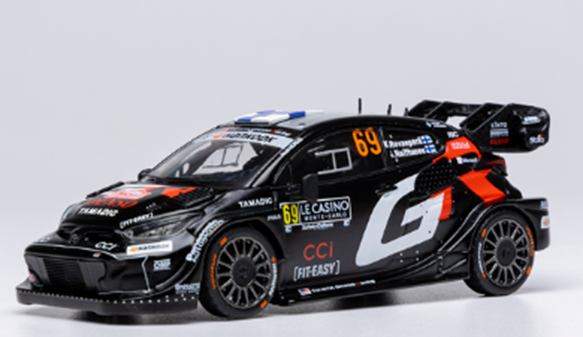 1/43ラリーカー　7台セット ixo 1/43 トヨタ GR ヤリス ラリー1 2025年 ラリーモンテカルロ