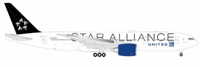 herpa 1/500 777-200 ユナイテッド航空 "Star Alliance" N794UA