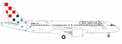 herpa 1/200 A220-300 クロアチア航空 "Zagreb" 9A-CAE