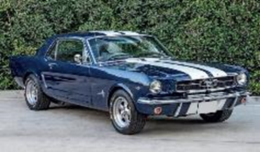 Narev 1/1 8フォード マスタング クーペ 1966  メタリックナイトミストブルー