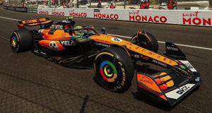 spark 1/18 McLaren MCL39 No.4 McLaren Formula 1 Team Winner Monaco GP 2025 Lando Norris