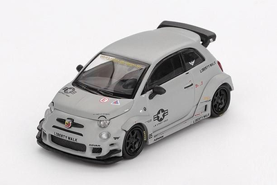 MINI GT 1/64 (ダイキャスト製) アバルト 595 LB-WORKS x Abas Works Fighters(左ハンドル)