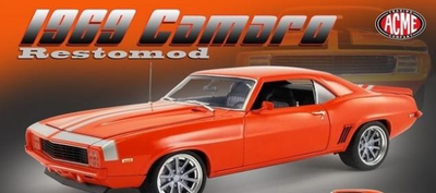1/18	 "シボレー カマロ 1969 Restomod  ハガーオレンジ"