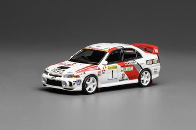 MOTORHELIX 1/64 (ダイキャスト製) MITSUBISHI LANCER EVOLUTION IV GSR MONTE CARLO LIVERY