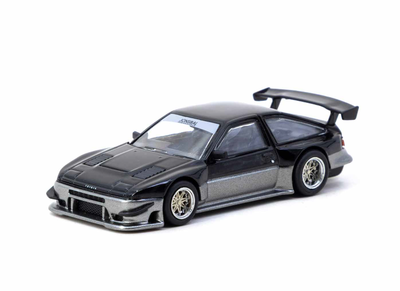 Tarmac(ターマック) 1/64 (ダイキャスト製) Toyota Sprinter Trueno AE86 Widebody Black / Grey
