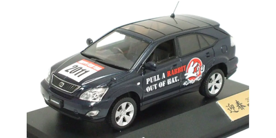 京商 J-COLLECTION 1/43scale Toyota Harrier AIRS "New Year 2011 Edition" Dark Blue 