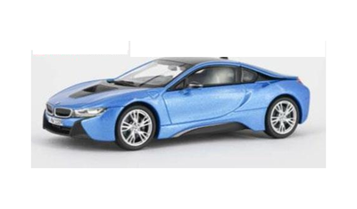 PARAGON 1/43 BMW i8 プロトニックブルー/フローズングレーアクセント (左ハンドル) 