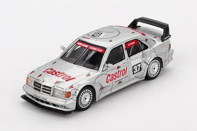 MINI GT 1/64 (ダイキャスト製) メルセデス ベンツ 190E 2.5-16 エボリューション II SE Asia Touring Car Championship 1995 #37(左