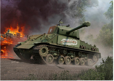 アイラブキット  1/16 M4A3E8 シャーマン中戦車 ｢サンダーボルト Ⅶ｣