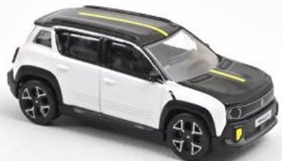 Norev 1/64 ルノー 4 E-ech Electric 2025 グレイシアホワイト/ブラック