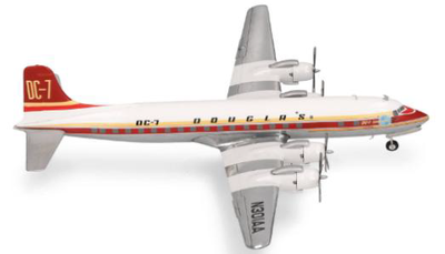 herpa 1/200  DC-7 ダグラスエアクラフト 試作品塗装 N301AA   ダイキャスト製