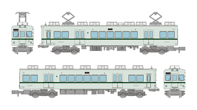鉄コレ 1/150 南海電気鉄道2200系2230型(ありがとう2231編成・復元塗装)2両セットB