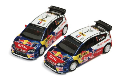 Ixo 1/43  シトロエン WRC チャンピオン 2009  ラリー カタルーニャ 2009 2台セット　
